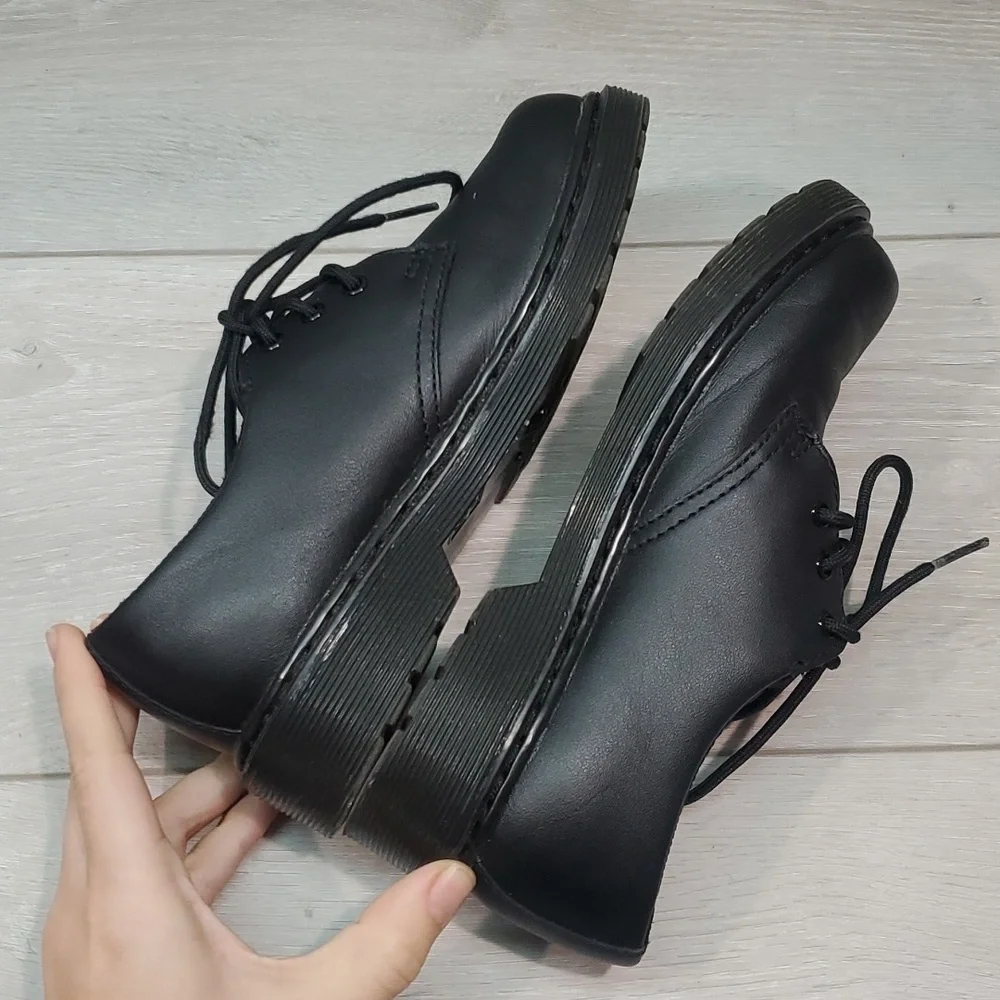 NEW Dr.Martens Kids Boys Mono J Chunky Tractor Platform shoes boots sz US 2